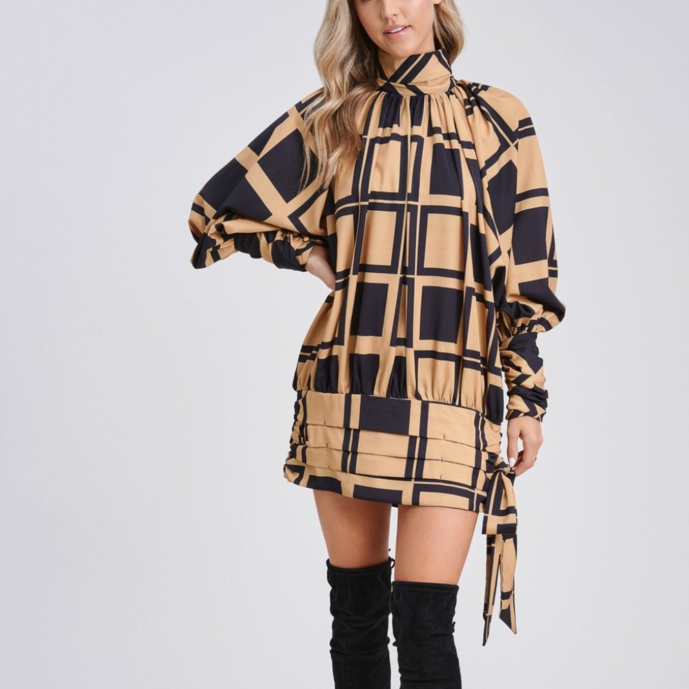 Gaia Geo Bubble Dress